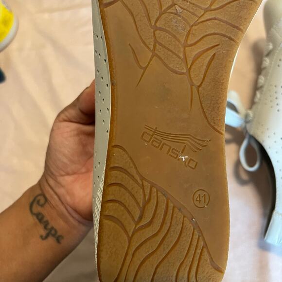 Dansko Orli Perforated Sneaker in Gray Size 41 US 10.5-11 - Picture 8 of 9